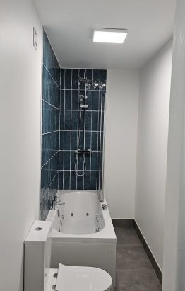 Finished looking bathroom