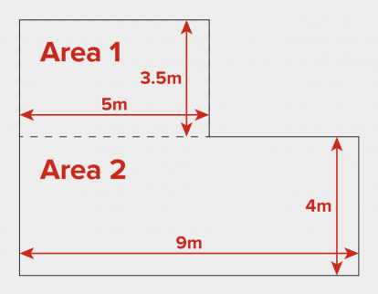 Area measurements