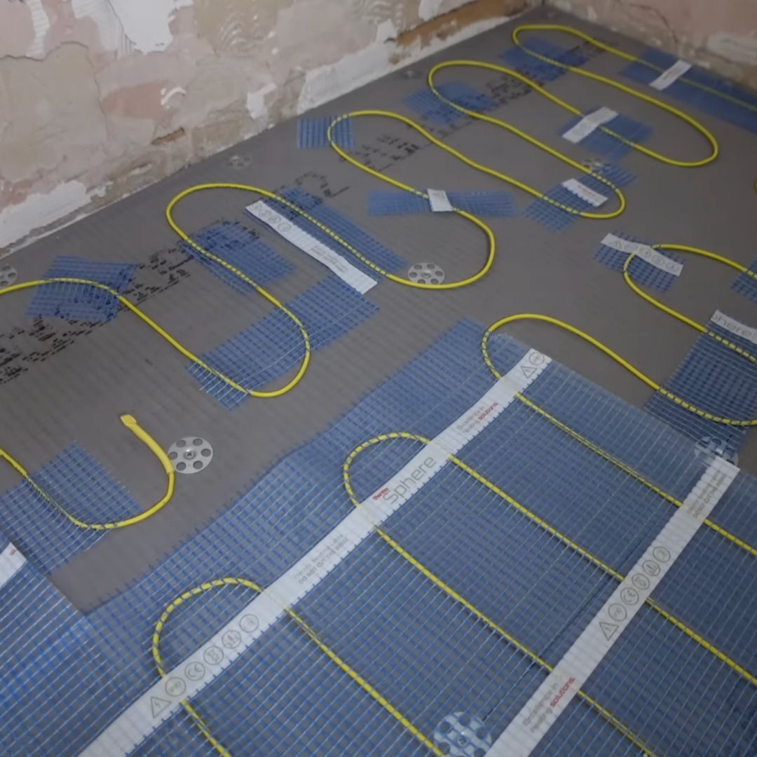 underfloor heating installation- London Bathroom Project